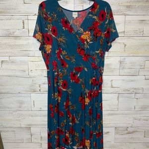 Kaleigh Faux Wrap Dress